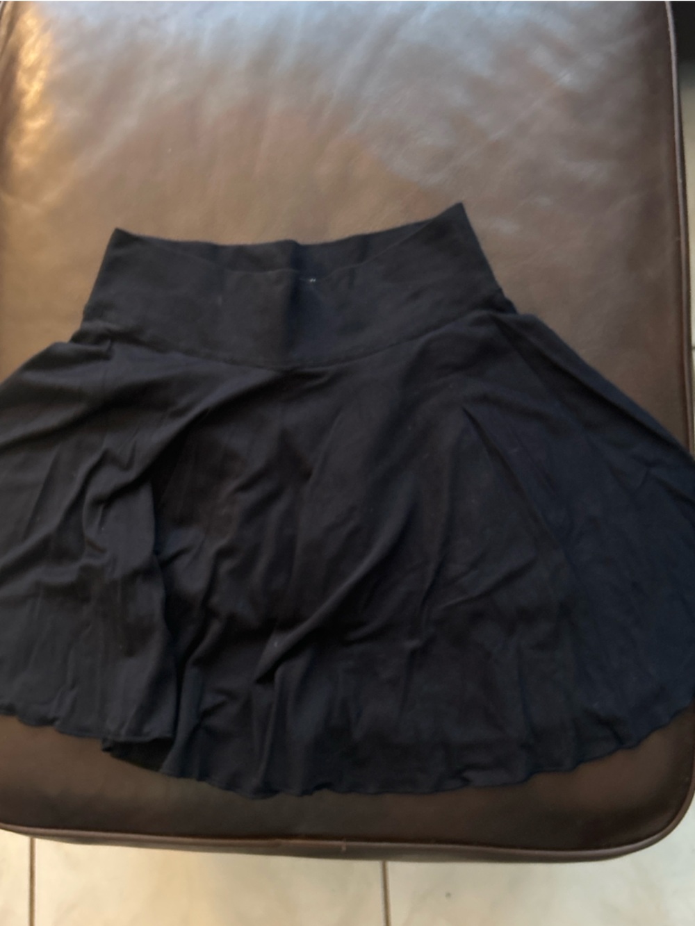 Classic Black Flowy Skirt